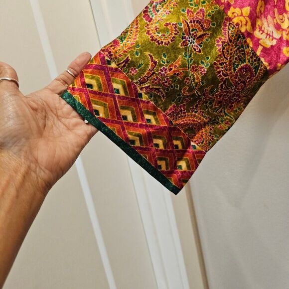 NWOT Oscar de la Renta Floral Print Pajama Set Size Small - Picture 7 of 7